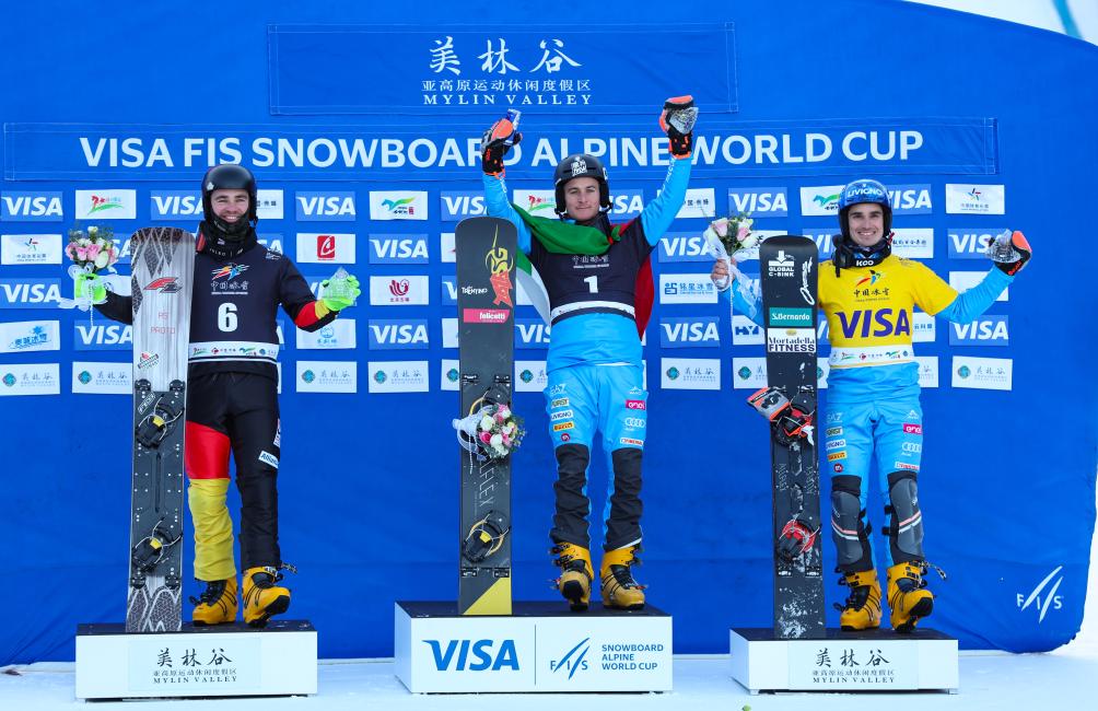 国际雪联单板滑雪平行项目世界杯美林站平行大回转比赛收官
